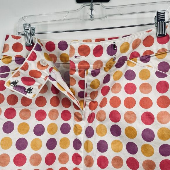 Womens Etcetera Polka Dot Short Skirt Size 12 Pink - Picture 4 of 9